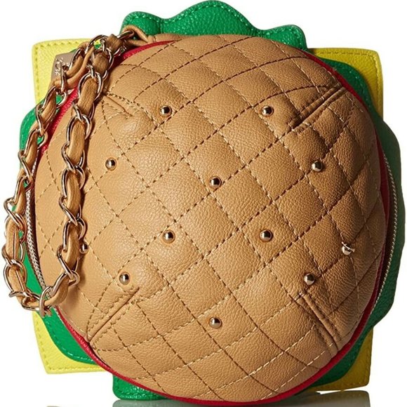 NWT Betsey Johnson NICE BUNS HAMBERGER WRISTLET - Picture 2 of 11